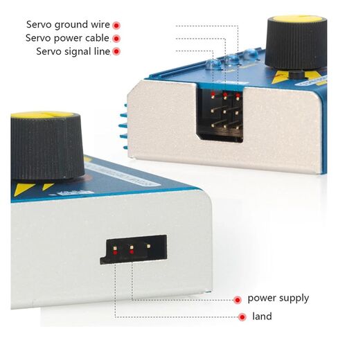 Remote Control servo Tester Speed Controller Checker Host, Suitable for Remote Control Aircraft, Cars, Boats, etc. in Saudi Arabia