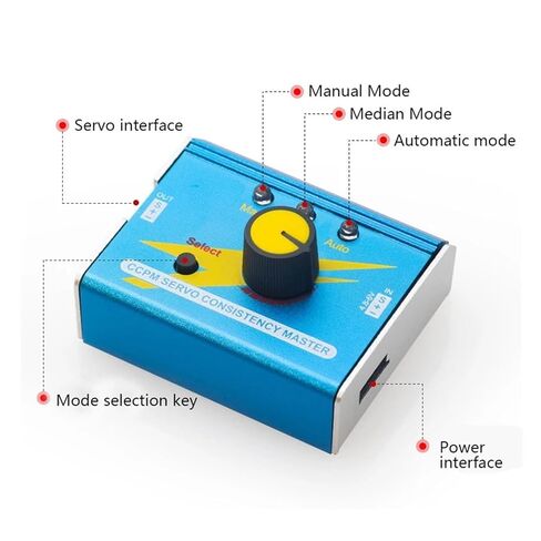 Remote Control servo Tester Speed Controller Checker Host, Suitable for Remote Control Aircraft, Cars, Boats, etc. in Saudi Arabia