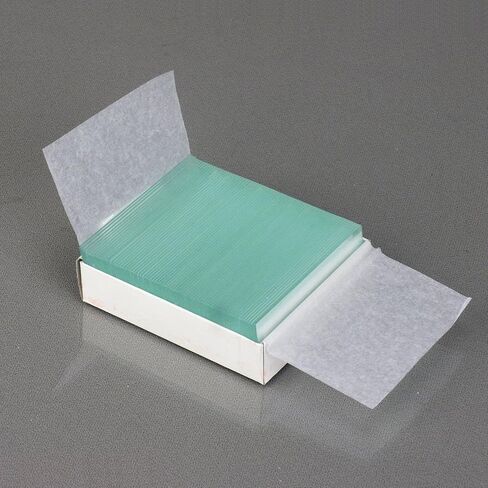 AmScope BS-72P-100S-22 72 Pieces of Pre-Cleaned Blank Microscope Slides and 100 Pieces of 22x22mm Square Coverslips Cover Glass in Saudi Arabia