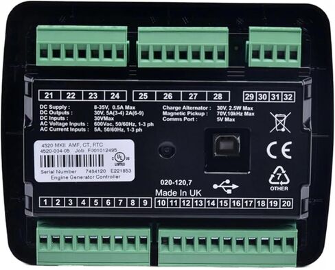 DSE4520 AMF Control Panel Automatic Failure Control Module Replacement for DSE 4520 MKIIs(DSE4520 Original) in Saudi Arabia