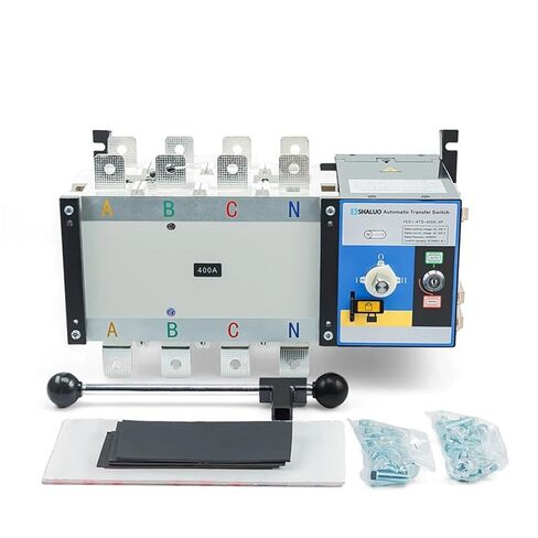 YES1 GA Series ATS Generator Dual Power Automatic Transfer Switch AC220V 400A 630A 4P Circuit Breaker YES1-ATS-630A-4P(400A 4P ATS) in Saudi Arabia