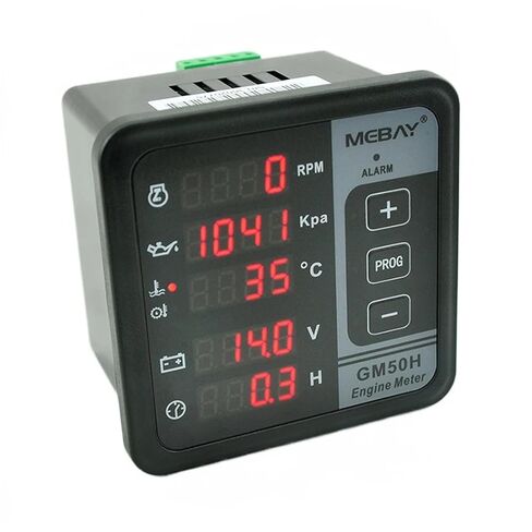 GM50H MK3 Engine Multi-Functional Diesel Generator Monitor with Water Temperature Oil Pressure Sensor(Oil 10mm) in Saudi Arabia