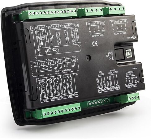 6120N 6110N AMF Auto Start Diesel Generator Controller Control Module Panel Electronic Genset Parts Replace HGM6120N HGM6110N(6120NC RS485 Port) in Saudi Arabia
