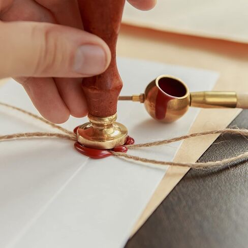 Letter Wax Seal Stamp, Alphabet B Wooden Handle 25mm Removable Retro Brass Head Classic Sealing Stamp for Envelope Invitation Card Wedding Gift Decoration in Saudi Arabia