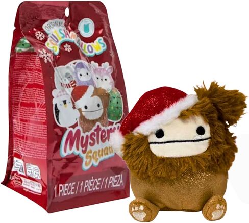 Squishmallows Mystery Squad Holiday Edition, Plush Blind Bag, Winter Christmas Theme Collectible, 1 Random Character, Age 3+ in Saudi Arabia