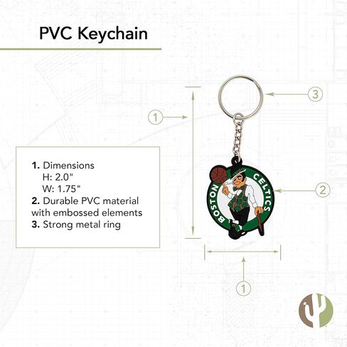 Desert Cactus Chicago Bulls Keychain NBA National Basketball Association Car Keys Holder (PVC) in Saudi Arabia