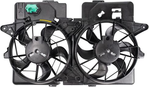 Radiator Dual Cooling Fan Assembly Compatible with 2005-2007 Ford Escape 2005-2006 Mazda Tribute Mercury Mariner MA3115129 in Saudi Arabia