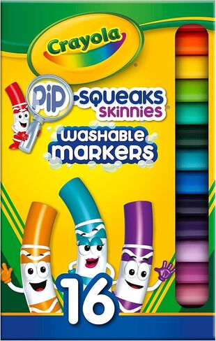 Crayola Emoji Stampers, Pip Squeaks Washable Markers, Gift for Boys & Girls, 16 Count in Saudi Arabia