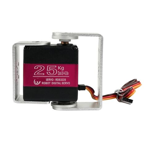 1/2/4 pcs RS3225 25kg Digital Servo Metal Gear Robotic Motor 6V Dual Axis U-Mount 180/270 Degrees(2pcs 270 Degree) in Saudi Arabia