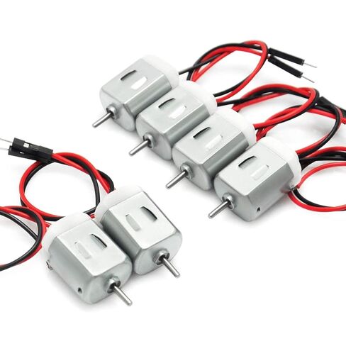 10Pcs DC Motor 1-6V 130 Motor Miniature DC Motors Micro Mini Motor in Saudi Arabia