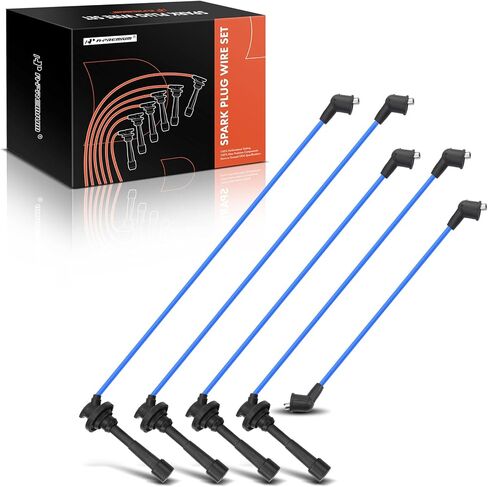 A-Premium Ignition Spark Plug Wires Set of 5 Compatible with Toyota Corolla 1985 1986 1987, 1.6L, Replace# 9091921362 in Saudi Arabia