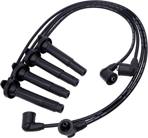 HiSport Spark Plug Coil Wires Ignition Coil Harness Cable 32722-P75-A01 Compatible with Honda CR-V 1997-1998 Replacement for Acura Integra 1994-2001, Pack of 4 in Saudi Arabia