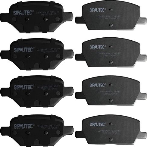 SIPAUTEC-Front & Rear Carbon Fiber Ceramic Brake Pads Compatible with Buick Encore 2018-2022,Chevrolet Trax 2018-2022 | OEM Fitment | Low Noise | Dust Free | 8 Brake Pads in Kuwait