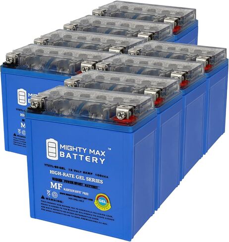 Mighty Max Battery YTX7L-BS GEL 12V 6AH Gel Battery for Motorcycle - 2 Pack in Saudi Arabia