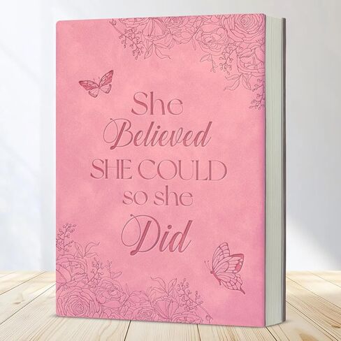Inspirational Notebook for Women She Believed She Could Journal Motivational Gift for Women Coworkers Friends Besties in Saudi Arabia