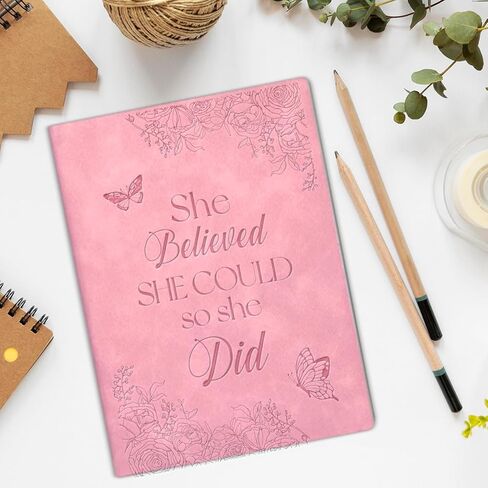 Inspirational Notebook for Women She Believed She Could Journal Motivational Gift for Women Coworkers Friends Besties in Saudi Arabia