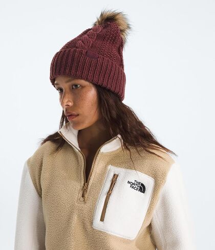 THE NORTH FACE Women's Oh Mega Fur Pom Beanie in Saudi Arabia