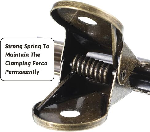 4PCS Bulldog Clips Brass Bulldog Clips Multi-Purpose Binder Food Bag Clamps Big Metal Bull Binder Clip Hinge Clip for Kitchen Office Sealing Storage Hanging Food Bags Pictures Photos in Saudi Arabia