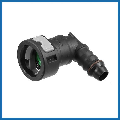 2pcs Fuel Line Quick Connect 90 Degree Push-On Single Barb Adapter Connector for 12mm to 1/2 Rubber Tubing Item Replacement in Saudi Arabia