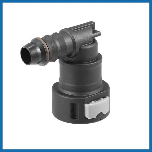 2pcs Fuel Line Quick Connect 90 Degree Push-On Single Barb Adapter Connector for 12mm to 1/2 Rubber Tubing Item Replacement in Saudi Arabia