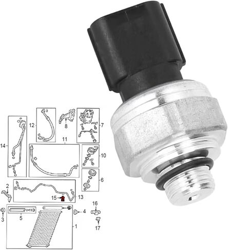 A/C Pressure Switch Sensor, Air Conditioning Pressure Sensor 80450Sfe003, for Crosstour, for 2012-2015, for 2016-2020, for Passport 2019-2020 in Saudi Arabia