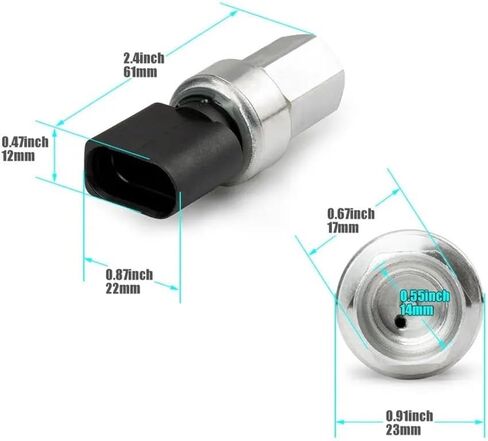 A/C Pressure Switch Sensor, for A3 2008-2012 1K0959126E A/C Air Conditioning Pressure Switch Sensor in Saudi Arabia