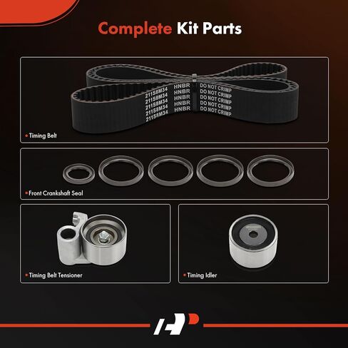 A-Premium Engine Timing Belt Kit Compatible with Toyota Tundra 2000-2009, 4Runner 2003-2009, Sequoia, Land Cruiser & Lexus SC430, SC400, LX470, LS430, LS400, GX470, GS430, GS400-4.0L 4.3L 4.7L in Saudi Arabia