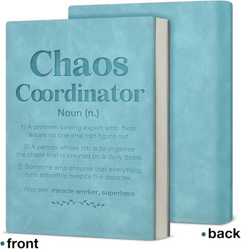 Employee Appreciation Gifts Journal Notebook, Thank You Gifts for Boss Coworkers Colleagues, Chaos Coordinator Definition Writing Notebook in Saudi Arabia