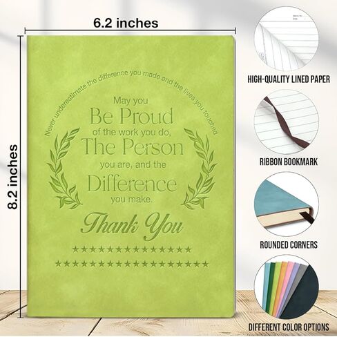 May You Be Proud of the Work You Do Leather Journal Thank You Gifts for Coworkers Notebook, Appreciation Gifts Retirement Leaving Gifts for Coworkers Colleagues Employee-Dark Green in Saudi Arabia