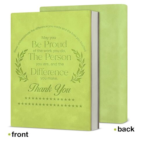 May You Be Proud of the Work You Do Leather Journal Thank You Gifts for Coworkers Notebook, Appreciation Gifts Retirement Leaving Gifts for Coworkers Colleagues Employee-Dark Green in Saudi Arabia