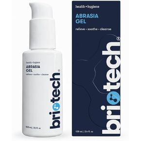 BRIOTECH Abrasia Gel, Hypochlorous Acid Cleanser for Minor Cuts & Scrapes, Vegan HOCl Hydrogel, Quick Dry Irritation Relief, Anti-Itch, Sunburn Discomfort, Antibiotic Free, 4 fl oz in Kuwait