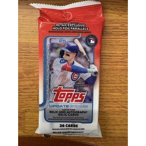 2025 TPS تحديث بطاقة تجارة البيسبول MLB Jumbo Fat Pack in Kuwait