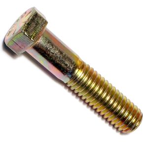 014973252977 Grade 8 Coarse Hex Cap Screws, 7/16-14 x 3-1/2, Piece-10 , yellow in Kuwait