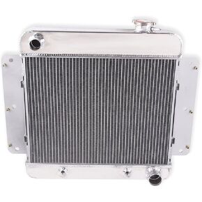 3 Rows Aluminum Radiator For Chevy 1962-1967 II Nova BASE/SS 6CYL V8 63 64 65 66 Models., 22 1/8 inch x 24 1/2 inch in Saudi Arabia