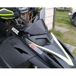 1a – Gloss Black Low Windshield for Ski-Doo Rev in Saudi Arabia
