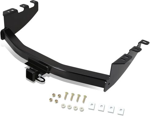 Auto Dynasty 2 Inches Rear Class 3 Tow Trailer Hitch Receiver and Pin Compatible with Silverado Sierra 1500 2014-2019, Black Powdercoated in Saudi Arabia