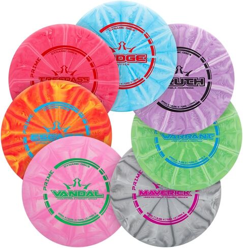 مجموعة Dynamic Discs Prime Burst 3 Disc Golf Starter Set، للرجال والنساء والأطفال، مجموعة قرص الفريسبي للمبتدئين، ومضرب الجولف، ومتوسط ​​المدى، وسائقي الممرات، ستختلف الألوان in Saudi Arabia