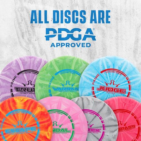 مجموعة Dynamic Discs Prime Burst 3 Disc Golf Starter Set، للرجال والنساء والأطفال، مجموعة قرص الفريسبي للمبتدئين، ومضرب الجولف، ومتوسط ​​المدى، وسائقي الممرات، ستختلف الألوان in Saudi Arabia