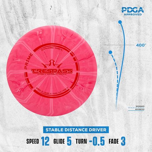 مجموعة Dynamic Discs Prime Burst 3 Disc Golf Starter Set، للرجال والنساء والأطفال، مجموعة قرص الفريسبي للمبتدئين، ومضرب الجولف، ومتوسط ​​المدى، وسائقي الممرات، ستختلف الألوان in Saudi Arabia