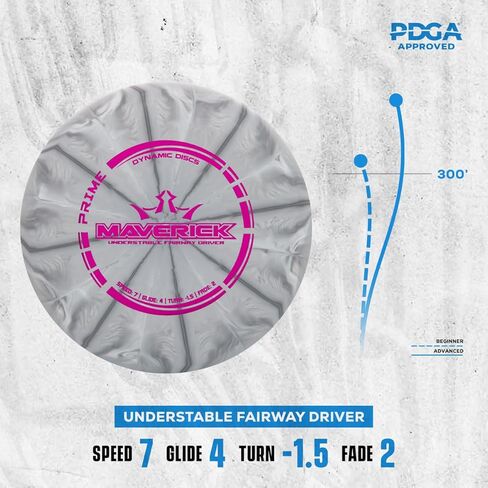 مجموعة Dynamic Discs Prime Burst 3 Disc Golf Starter Set، للرجال والنساء والأطفال، مجموعة قرص الفريسبي للمبتدئين، ومضرب الجولف، ومتوسط ​​المدى، وسائقي الممرات، ستختلف الألوان in Saudi Arabia