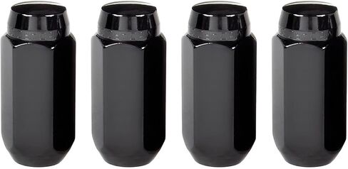 MCGARD 64024 Black Cone Seat Style Lug Nut Set (M14 x 1.5 Thread Size) - Set of 4 in Saudi Arabia