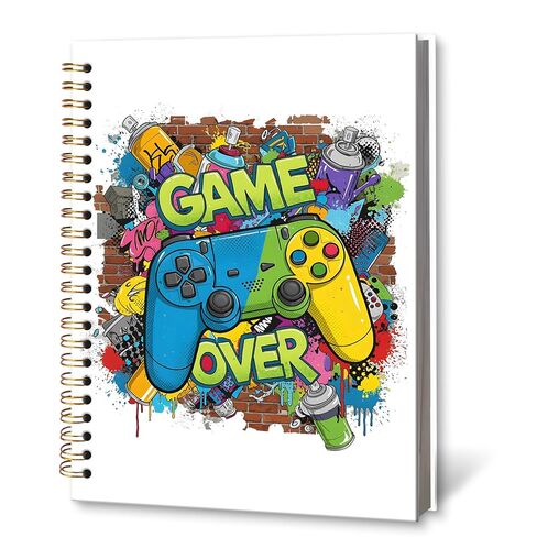 KTYHD Gamer over Kids Notebook Journal 5.5x8.3in, Game Gaming Kids Boys Journal for Writing,Gaming Kids Boys Hardcover Spiral Notebooks in Saudi Arabia