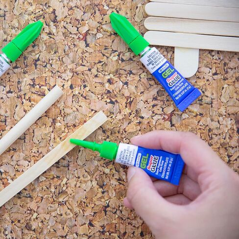 BAZIC Products Super Glue Gel – Mini Small Tube for Crafting, Fabric, Ceramics, Plastic & DIY Repairs, Fast-Drying Clear Glue for Home, School & Office, 3/Pack, 24-Packs in Saudi Arabia