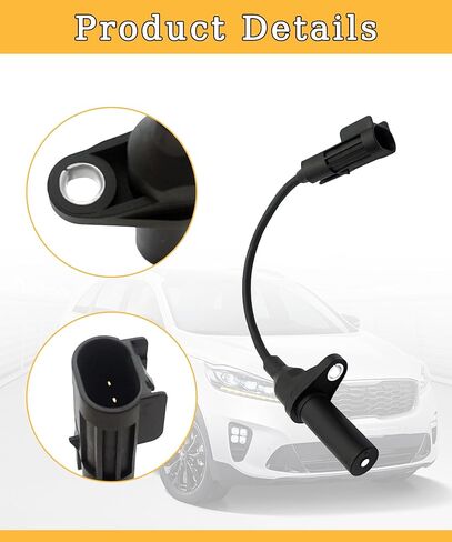 39310-3C600 مستشعر موضع العمود المرفقي للمحرك يناسب 2013-2018 Hyundai Santa Fe Azera & Kia Sorento Sedona 2014-2020 V6 3.3L يستبدل PC996 393103C600 in Saudi Arabia