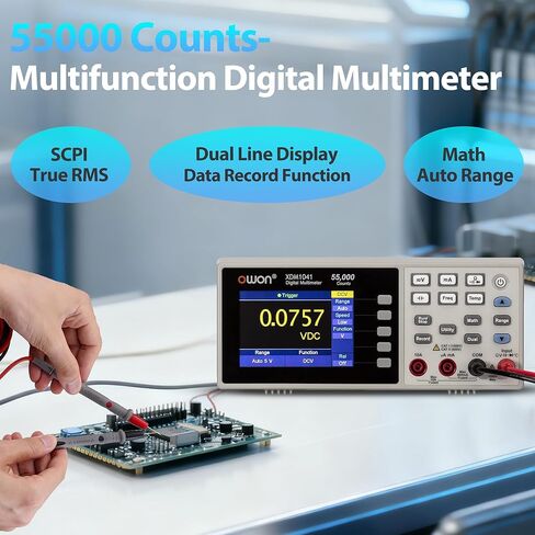 XDM1241 3.5 in LCD Multimeter Portable Desktop Digital Multimeter Multi Testers for Laboratories,Instruments and Factories(Built-in Batteries and Support DC 5V 2A) in Kuwait