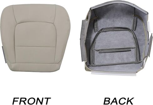 Priprilod Tan Microfiber Leather Driver and Passenger Side Bottom Replacement Seat Cover Compatible with Lexus LX470 1998 1999 2000 2001 2002 2003 2004 2005 2006 2007 in Saudi Arabia