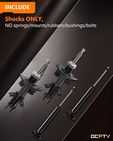 Shocks Struts Set of 2,OCPTY Rear (Back) Parts Shocks Set Shock Absorber Kit for 2013 2014 2015 2016 ford Fusion Replacement Shocks in Kuwait