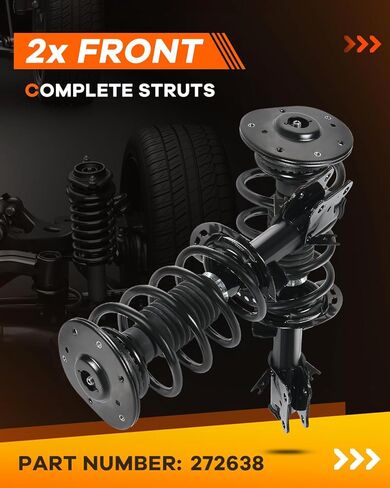 Shocks Struts Set of 2,OCPTY Rear (Back) Parts Shocks Set Shock Absorber Kit for 2013 2014 2015 2016 ford Fusion Replacement Shocks in Kuwait