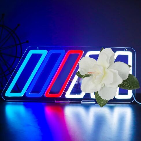 علامات سباق النيون لديكور الحائط، علامة أضواء LED رياضية للسباق للرجال، كهف البيرة، بار المرآب، ديكور الحائط، هدية عيد الميلاد، حفلة عيد الميلاد، 16.1 * 4.8 بوصة in Kuwait
