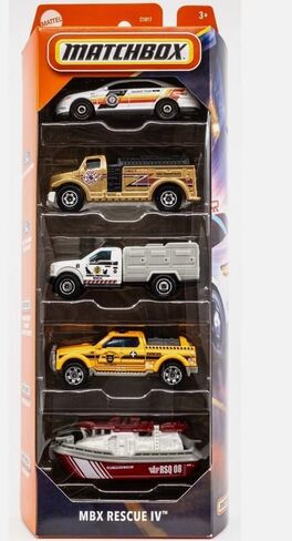 Matchbox MBX Rescue IV 5pack in Saudi Arabia